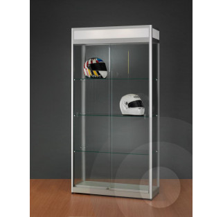 Display Cabinet with Illuminated Header 1000mm