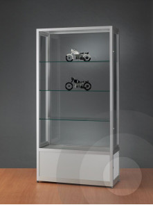 Large dust proof display cabinet  with storage