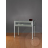 Silver dust proof table display cabinet