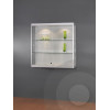 Wall mounted cabinet with ceiling lights