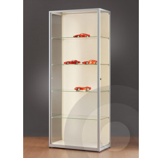 Wall Retail Display Cabinet with LED Strip Lights - 800mm