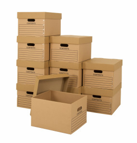 Archive Storage Boxes - Pack of 10