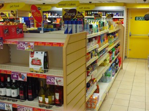 Gondola Shelving in Premier Store