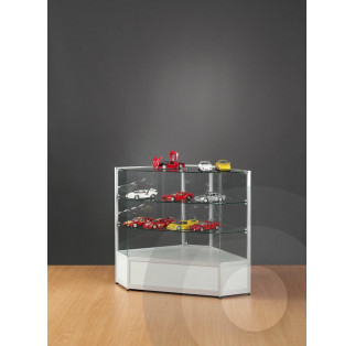 Glass Display Counter Corner MTC