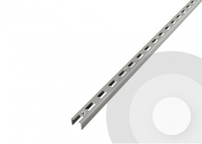 wall upright (U-Channel) for shop shelving