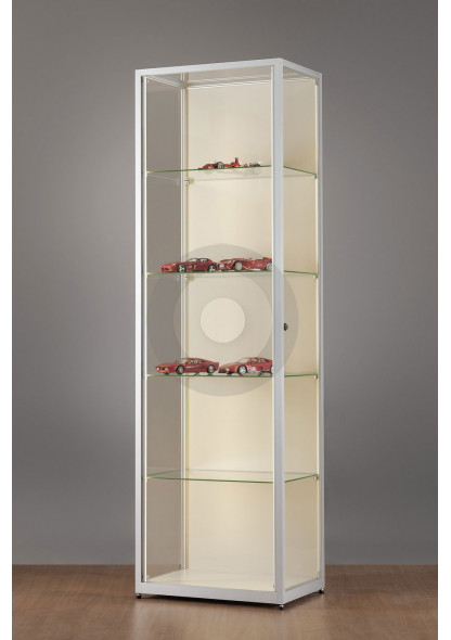 display cabinets with LED strip lights