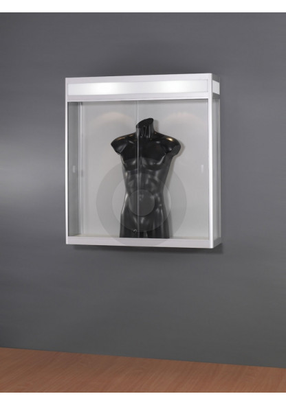 wall mounted branded display cabinet